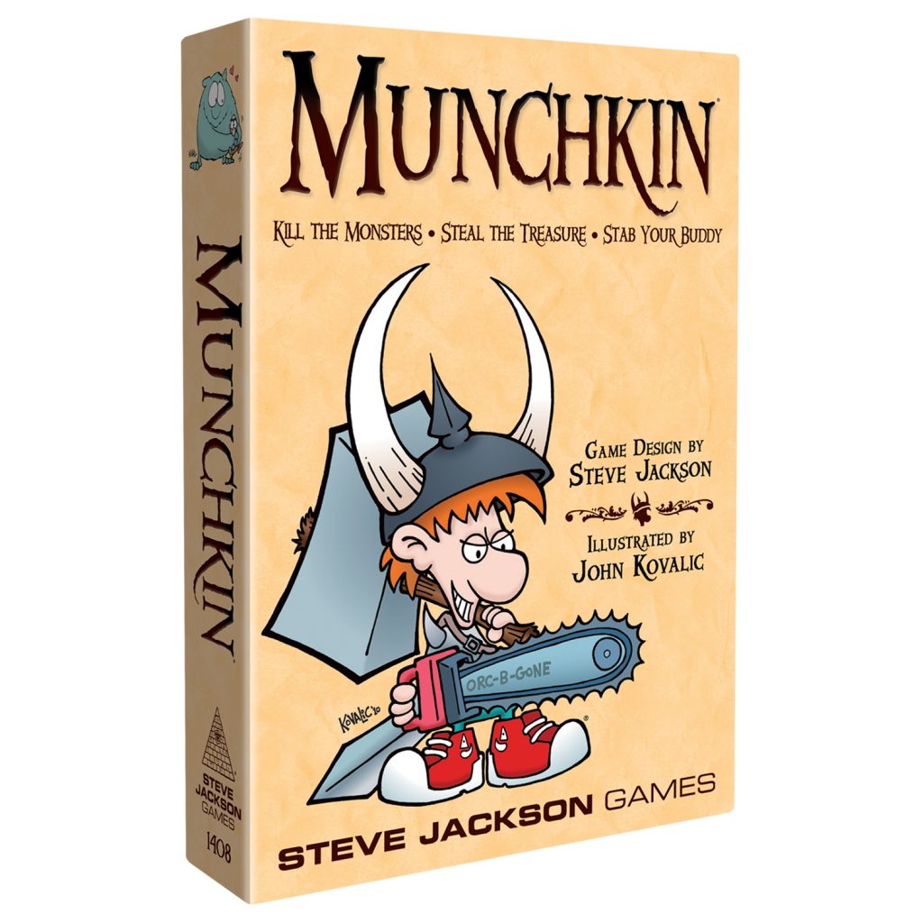 Munchkincore board game with cards