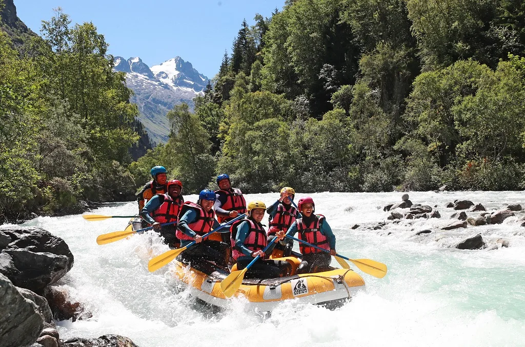 dominar el rafting