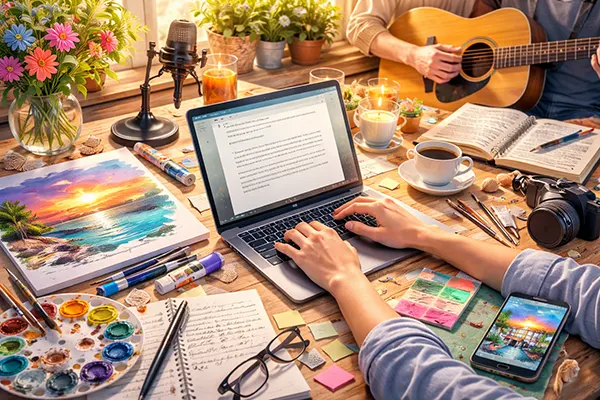 Acrylic painting canvas