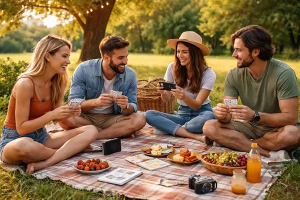 Kreatives Picknick Erlebnis